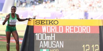 Tobi Amusan's women's 100m hurdles world record has been ratified ©Getty Images